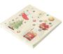 Imagem de Guardanapo de Papel Estampado Folha Dupla Enfeites de Natal 32x32 cm Silver Festas - Inspire sua Festa Loja