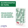 Imagem de Guardanapo Folhas Verdes - 20 unidades - 40 cm