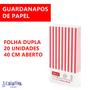 Imagem de Guardanapo Lines Vermelho - 20 unidades - 40 cm