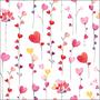 Imagem de Guardanapo para Decoupage Ambiente Corações 2 Unidades