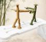 Imagem de Guerra De Bonecos Samurai De Bambu Marionetes