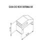 Imagem de Guia box banheiro bx acrilico nylon nyl-333 kit 4 un