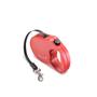 Imagem de Guia Retrátil Mimo Conceito Safe Walk Emborrachado Fita 4 Metros até 11kg (P) Vermelho - PP026