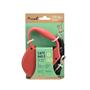 Imagem de Guia Retrátil Mimo Conceito Safe Walk Emborrachado Fita 4 Metros até 11kg (P) Vermelho - PP026