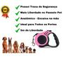 Imagem de Guia Retrátil Para Cães Gatos Cachorro Pet Passeio 5 Metros