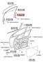 Imagem de Guia Vidro Porta Dianteira Direita Parte Traseira Toyota Etios Original 674030D100