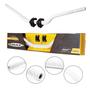Imagem de Guidão Fatbar Alto com Adaptador OX7 Alloy Branco