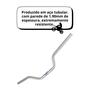 Imagem de Guidão Modelo Original 1,9mm compatível com NXR 160/BROS 2015 cor Prata Pro Tork - GU-135HPTA