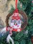 Imagem de Guirlanda com carinha boneco de neve tricot 16cm