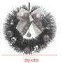 Imagem de Guirlanda de Natal 30cm com Pinhas Laco Nevada para porta entrada