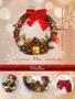 Guirlanda De Natal Decorada 23Cm Laço Presentes E Pinha Luxo - Klizz Imagem de Guirlanda De Natal Decorada 23Cm Laço Presentes E Pinha Luxo