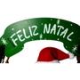 Imagem de Guirlanda de Natal Papai Noel em MDF 33cm -GLOBAL