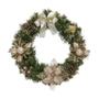 Imagem de Guirlanda Decorada 36cm Porta Enfeite Natalino Premium Decoração Casa Natal