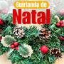 Imagem de Guirlanda Natal Grande Decorada Enfeite Porta Natalina 40CM