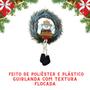 Imagem de Guirlandas Com Papai Noel e Boneco de Neve Flocada 24 CM