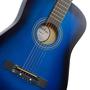 Imagem de Guitarra Acústica Ashthorpe para Iniciantes - 38 Polegadas - Azul com Kit