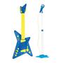 Imagem de Guitarra Azul Infantil Rock Star Com Microfone Zoop Toys