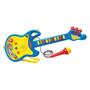 Imagem de Guitarra Com Microfone Brinquedo Infantil Bebê Musical Luzes
