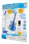 Imagem de Guitarra Com Microfone Pedestal Azul Dm Toys