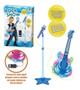 Imagem de Guitarra Com Microfone Pedestal Brinquedo Com Luz Som ul