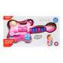 Imagem de Guitarra de Brinquedo Baby com Musica Rosa HE0502 - Dorémi