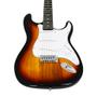 Imagem de Guitarra Elétrica Sunburst e Branca