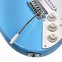 Imagem de Guitarra Eletrica Valentine's - Tonante  - MODELO ST- CORPO EM ALDER - SSS - BLUE OCEAN REGULADA