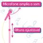 Imagem de Guitarra Infantil com Microfone Brinquedo Musical Instrumento com Som e Luz