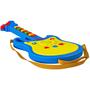 Imagem de Guitarra Infantil Com Microfone Luz E Som - Dm Toys
