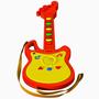 Imagem de Guitarra Infantil Com Microfone Luz E Som - Dm Toys