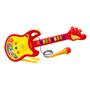 Imagem de Guitarra Infantil Com Microfone Luz E Som - Dm Toys