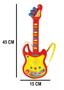 Imagem de Guitarra Musical Brinquedo Infantil Luz E Som Com Microfone