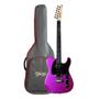 Imagem de Guitarra Seizi Katana Kabuto Purple Sparkle E/BK Telecaster com Bag