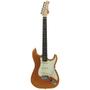 Imagem de Guitarra Tagima TG-500 MGY E/MG TW Series Stratocaster Metallic Gold Yellow C/ Escudo Mint Green e Escala Escura