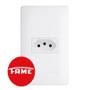 Imagem de HABITAT Conjunto 4x2 Tomada 2P+T 10A com Placa - FAME (3770)