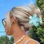 Imagem de Hair Claw Clip Kivzex Brilliant Jelly Flower, 6 peças para mulheres