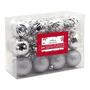 Imagem de Hallmark Silver enfeites de bola de Natal, conjunto de 24 enfeites de Natal, à prova de quebra