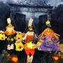 Imagem de Halloween Hanging Broom Scarecrow, Girl Witch Bar