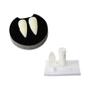 Imagem de Halloween Vampiro Dentes Presas Dentaduras Prop Diy Traje Cosplay Dentes Falsos Decoração De Goma