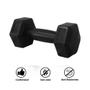 Imagem de Halter Dumbell Cement Sextavado Bonafit 6Kg Preto