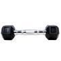 Imagem de Halter dumbell emborrachado sextavado cromado rae - 1kg