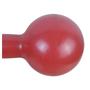 Imagem de Halter Emborrachado Peso Bola Vermelho 4Kg Funcional Fitness