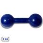 Imagem de Halter Redondo Bola Emborrachado 9 Kg Azul