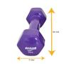 Imagem de Halter Sextavado Em Vinil Ahead Sports 2Kg Roxo