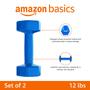 Imagem de Halteres Amazon Basics Hand Weights 5,4 kg revestidos de vinil, 2 unidades