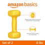 Imagem de Halteres Revestidos de Neoprene Amazon Basics - Conjunto Hexagonal de 3,6kg