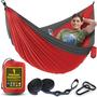 Imagem de Hammock SEWANTA Durable Nylon Camping 180 kg de capacidade vermelha