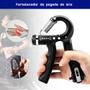 Imagem de Hand Grip Com Mola Ajustável Resistência Até 60kg Com Contador Fortalecedor Antebraços