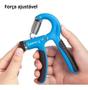 Imagem de Hand Grip Mola Com Ajuste 5kg A 60kg Fisioterapia Fitness Cor Preto