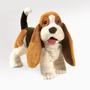 Imagem de Hand Puppet Folkmanis Basset Hound marrom/branco/preto